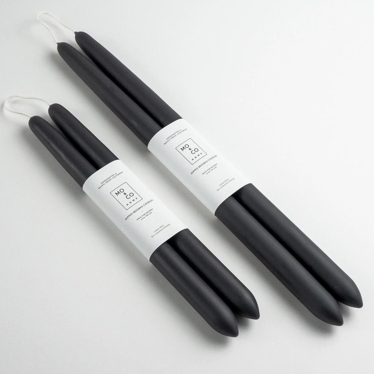 Charcoal Beeswax Tapers