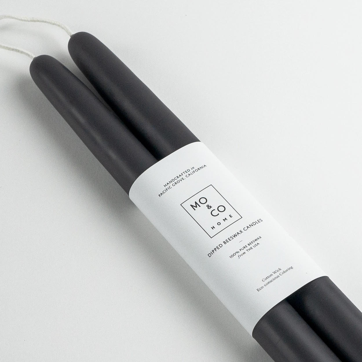Charcoal Beeswax Tapers