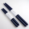 Midnight Blue Beeswax Tapers