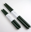 Forest Green Beeswax Tapers