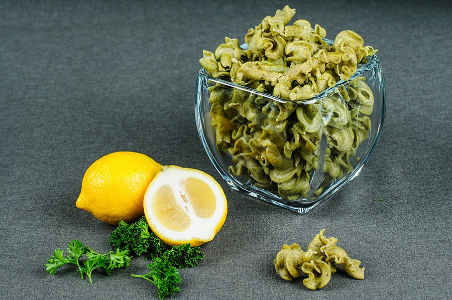 Gluten Free Lemon Parsley Trumpets