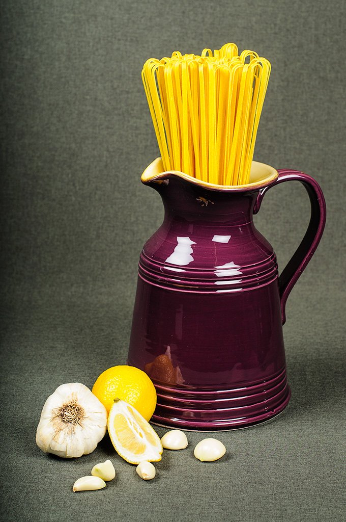 Lemon Garlic Linguine