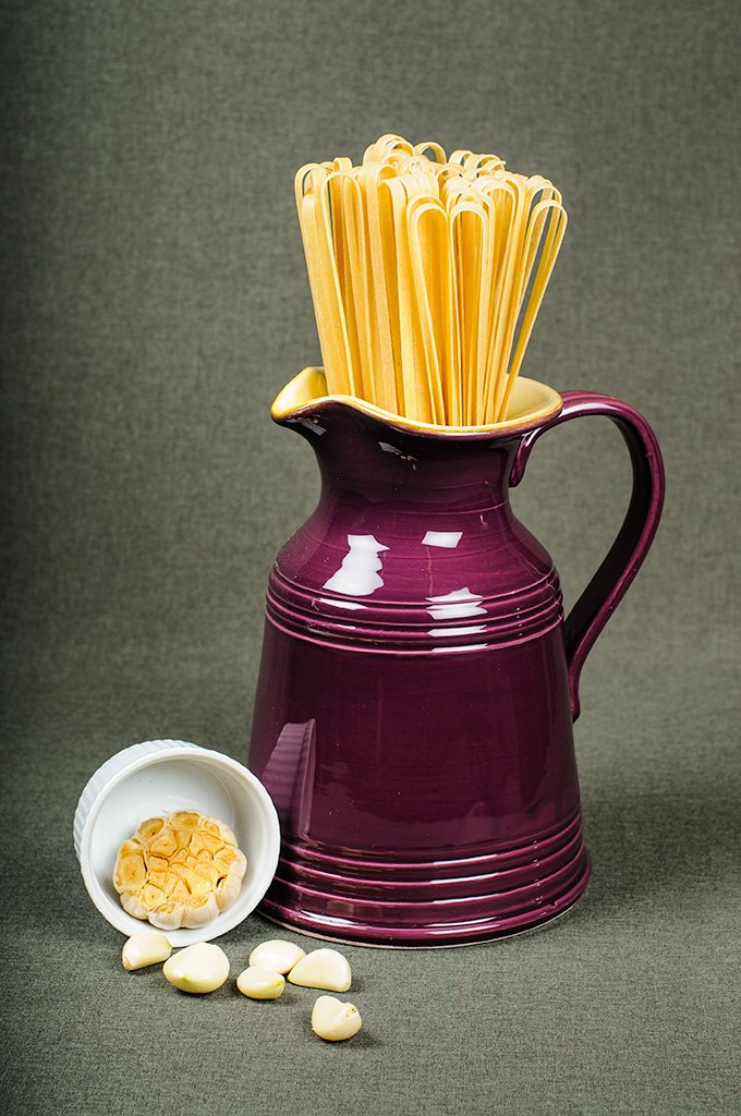 Roasted Garlic Fettuccine