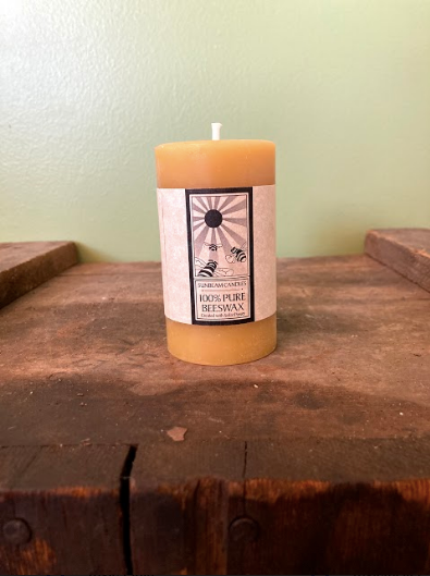 Beeswax Pillar 2" x 3.25"
