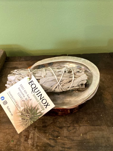 Sage Smudge Wand & Abalone Shell Bundle